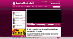 Desktop Screenshot of londramusicals.it