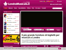 Tablet Screenshot of londramusicals.it